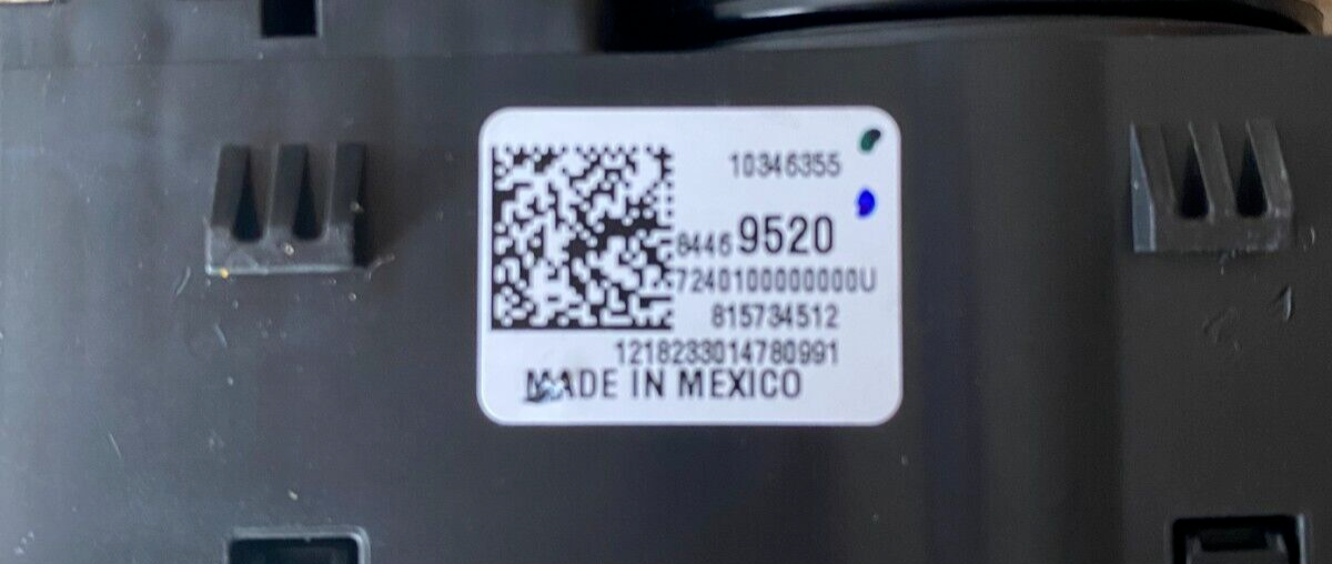 2019 GMC Sierra 1500 Headlight Switch OEM (84469520)