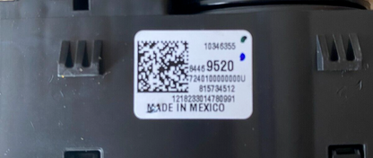 2019 GMC Sierra 1500 Headlight Switch OEM (84469520)