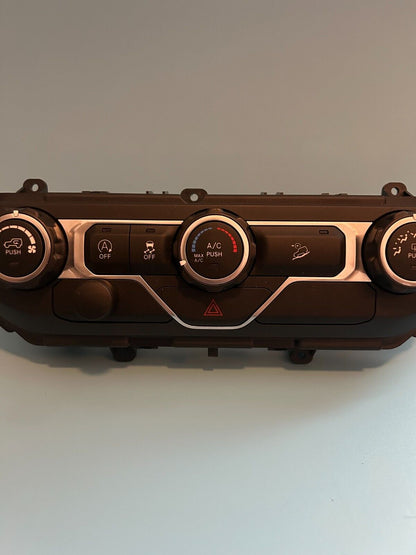 2018+ Jeep Wrangler OEM Temperature Control Panel (6BE36DX9AC)