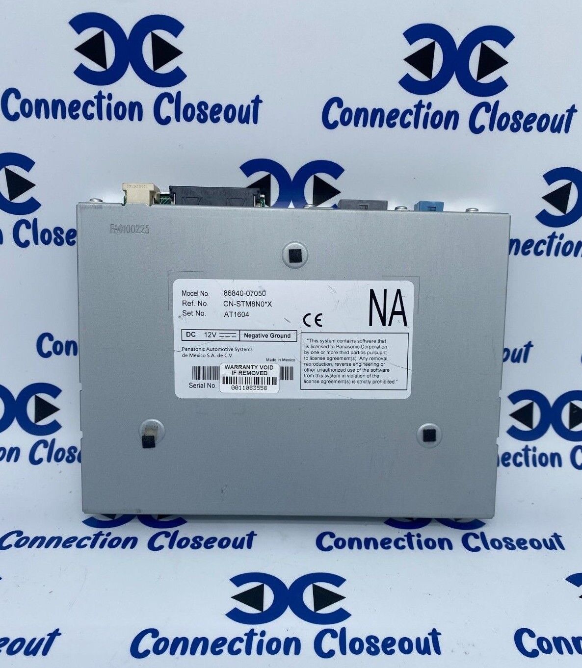 2019 Toyota Avalon Navigation Control Module (86840-07050)