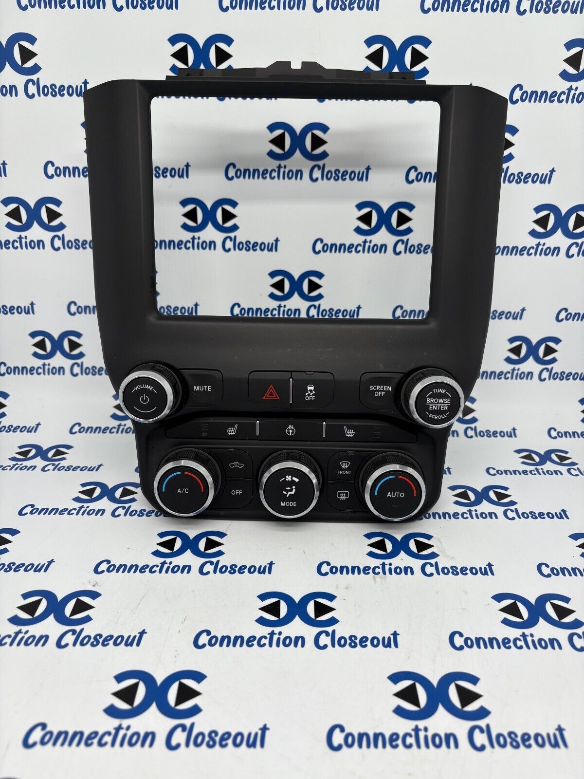 2019- 2024 RAM 2500 3500 Center Stack Controls Radio Bezel 68370127AB