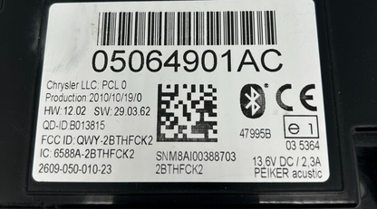 ✅ 5064901AC Genuine Mopar Telematics Module 2007- 2010 Dodge Chrysler Jeep